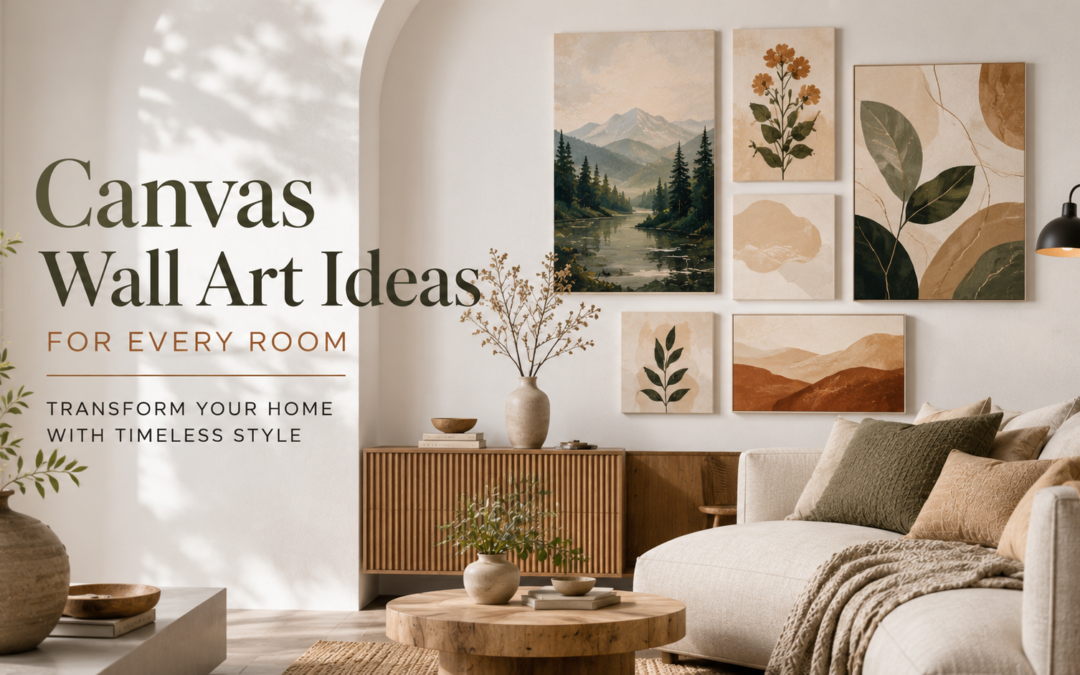 Canvas Wall Art Ideas for Every Room: Transform Your Home with Timeless Style