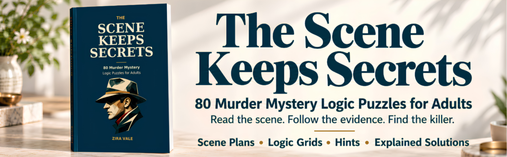 The Scene Keeps Secrets book cover and promotional scene-plan preview
