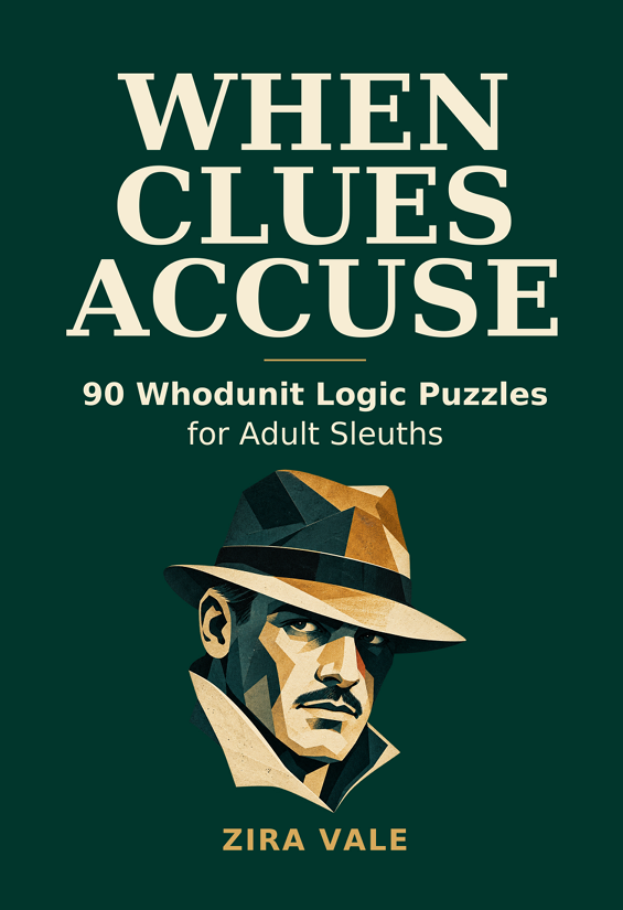 When Clues Accuse 90 Whodunit Logic Puzzles for Adult Sleuths When Clues Accuse by Zira Vale, 90 whodunit logic puzzles for adult sleuths