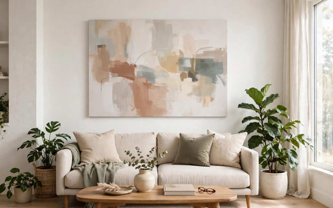 How to Hang Canvas Art Without Nails: A Renter-Friendly Guide